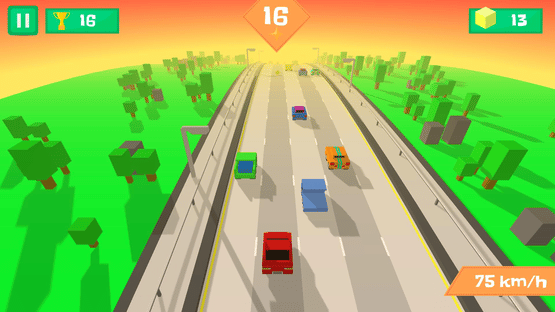 Pixel Traffic: Highway Racing Screenshot