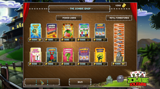 Zombie Solitaire Screenshot