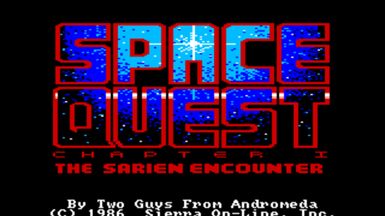 Space Quest: The Sarien Encounter Screenshot