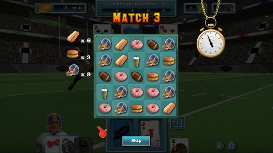 Touch Down Football Solitaire Screenshot