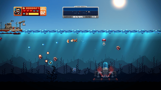 Aqua Kitty: Milk Mine Defender Screenshot