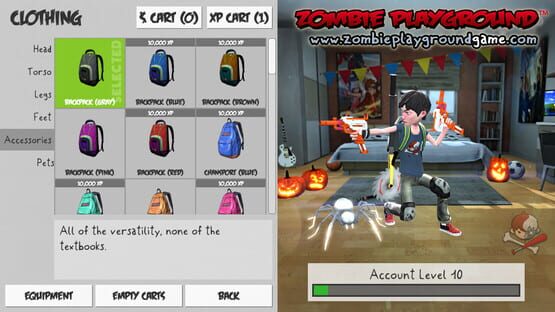 Képernyőkép erről: Zombie Playground