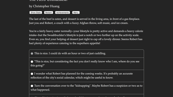 The Hero Unmasked! Screenshot