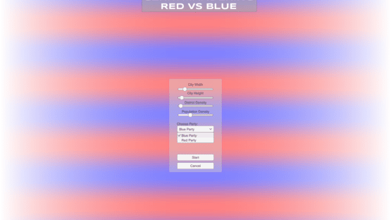 Gerrymandering: Red vs Blue Screenshot