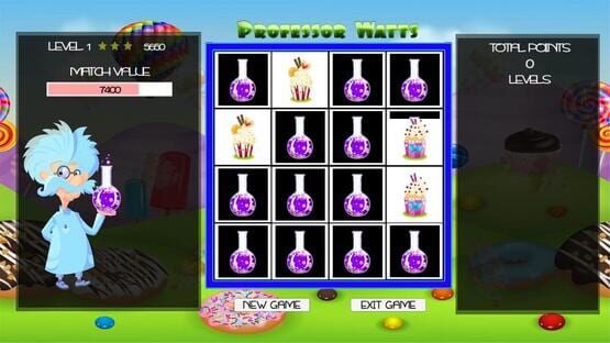 Professor Watts Memory Match: Yummy Cupcakes screenshot 4
