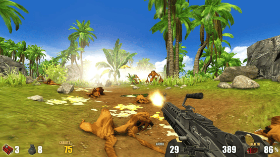 Action Alien: Tropical Mayhem Screenshot