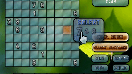 Sudoku Challenge! Screenshot