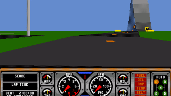 Hard Drivin' Screenshot