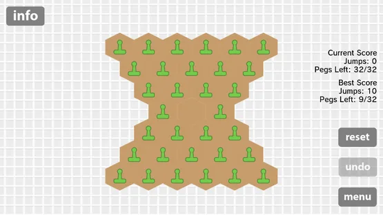 Peg Solitaire screenshot 1