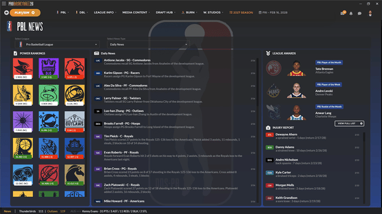 Draft Day Sports: Pro Basketball 26 Screenshot