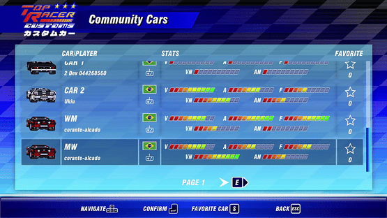 Top Racer Collection: Top Racer Customs Screenshot