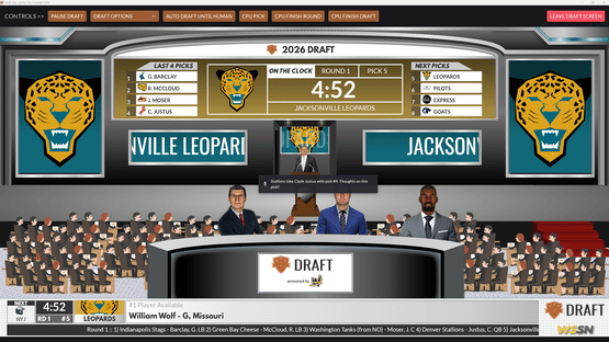 Draft Day Sports: Pro Football 26 Screenshot