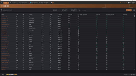 Draft Day Sports: Pro Football 26 Screenshot