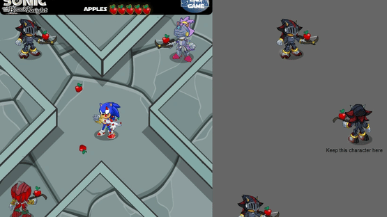 Sonic Knight In Training Screenshot