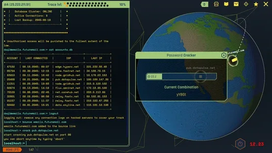 Void Future: Hacking Protocol screenshot 1