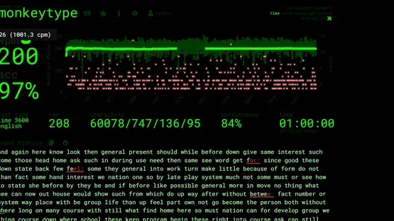 Monkeytype screenshot 1