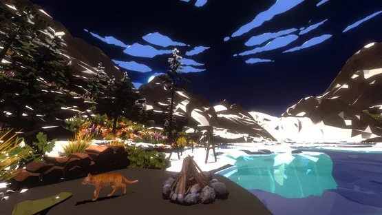 Campfire with Cat screenshot 3