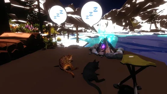 Campfire with Cat screenshot 9