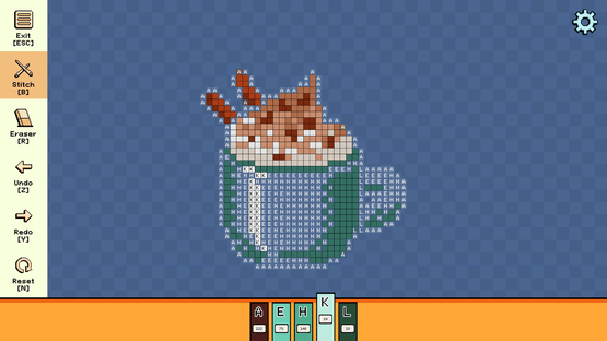 Pixel Cross Stitch: Color by Number - Autumn Miniatures Pack Screenshot