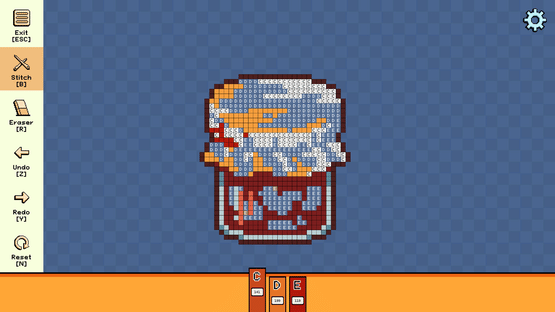 Pixel Cross Stitch: Color by Number - Autumn Miniatures Pack Screenshot