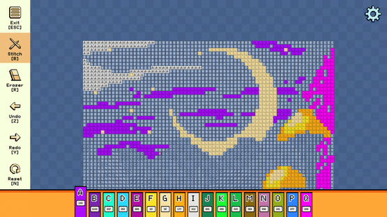 Pixel Cross Stitch: Color by Number - Enchanted Worlds Pack 3 Screenshot