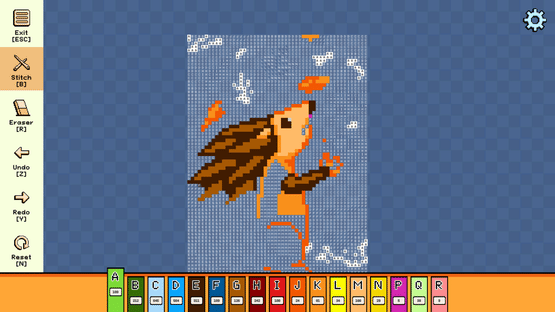 Pixel Cross Stitch: Color by Number - Autumn Pack 3 Screenshot