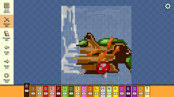 Pixel Cross Stitch: Color by Number - Autumn Pack 3 Screenshot