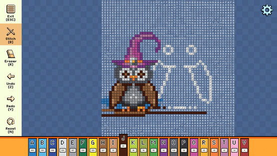 Pixel Cross Stitch: Color by Number - Halloween Pack 2 Screenshot
