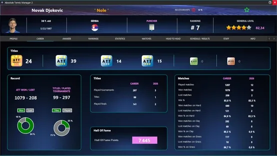 Absolute Tennis Manager 2 screenshot 9