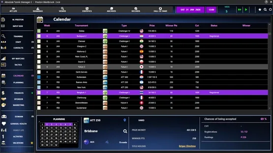 Absolute Tennis Manager 2 screenshot 14