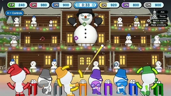 Slide! Throw! Snow Party screenshot 6