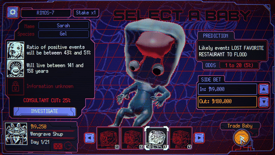 Space Warlord Baby Trading Simulator Screenshot