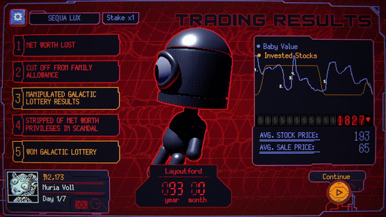 Space Warlord Baby Trading Simulator Screenshot