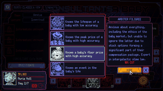 Space Warlord Baby Trading Simulator Screenshot