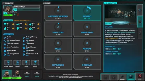 Humanity Echo: Cyberpunk Tactical RPG screenshot 6