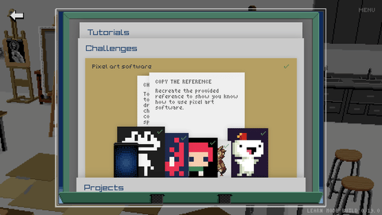 Pixel Art Academy: Learn Mode Screenshot