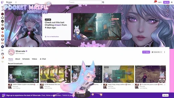 Pocket Waifu: Desktop Pet screenshot 2