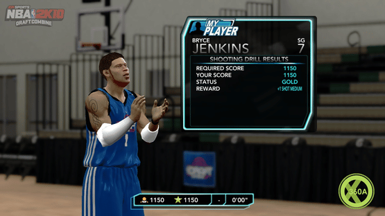 NBA 2K10: Draft Combine Screenshot