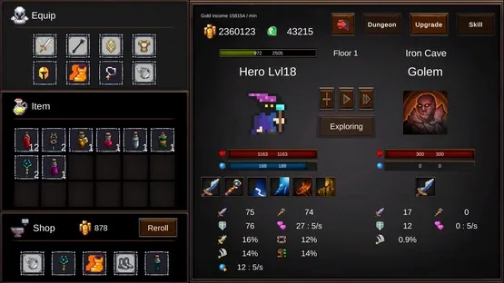 Magic Hero Incremental screenshot 3