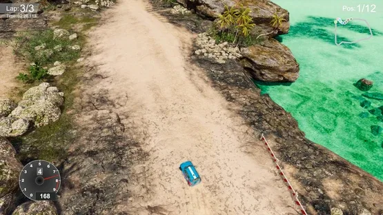 Retrowave Barro Crazy Drift screenshot 1