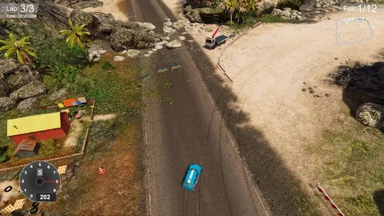 Retrowave Barro Crazy Drift screenshot 5