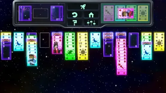 Space Cat Solitaire screenshot 1