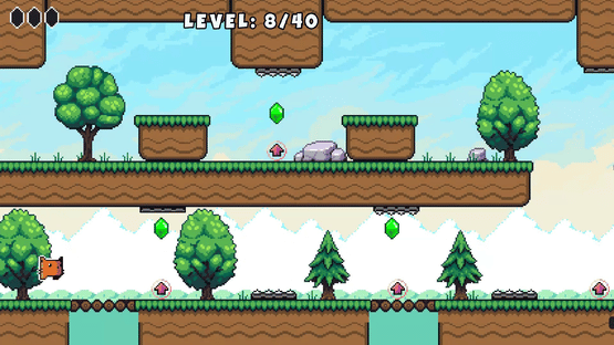 Meow and the Diamond Jump Screenshot
