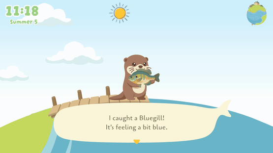 Little Otter's Fishing Life Screenshot