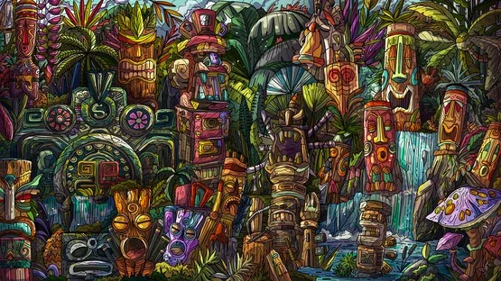 100 Tiki Cats screenshot 1