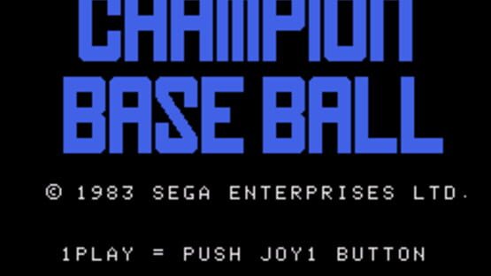 Champion Baseball gameplay screenshot