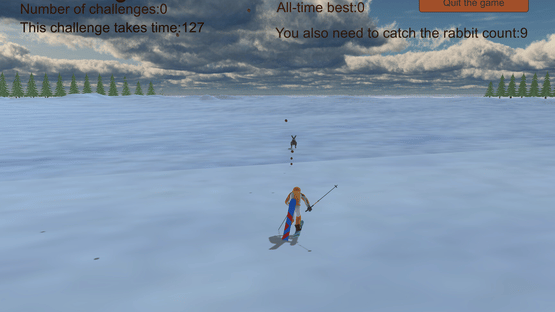 Chasing Rabbits in Snow Screenshot