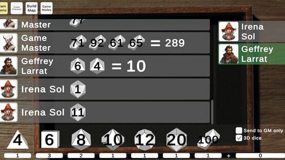 Roles & Dice screenshot 2