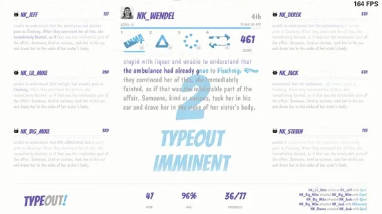 TypeOut screenshot 2