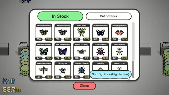 Budgie's Bug Shop screenshot 3